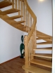 schody 30 - samonosné dřevěné schodiště, buk, QUATRO Dřevostyl s.r.o. (truhlářství a tesařství, Tachov, Plzeňský kraj)
