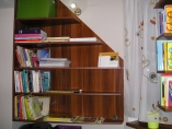 nábytek 59 - knihovna, QUATRO Dřevostyl s.r.o. (truhlářství a tesařství, Tachov, Plzeňský kraj)